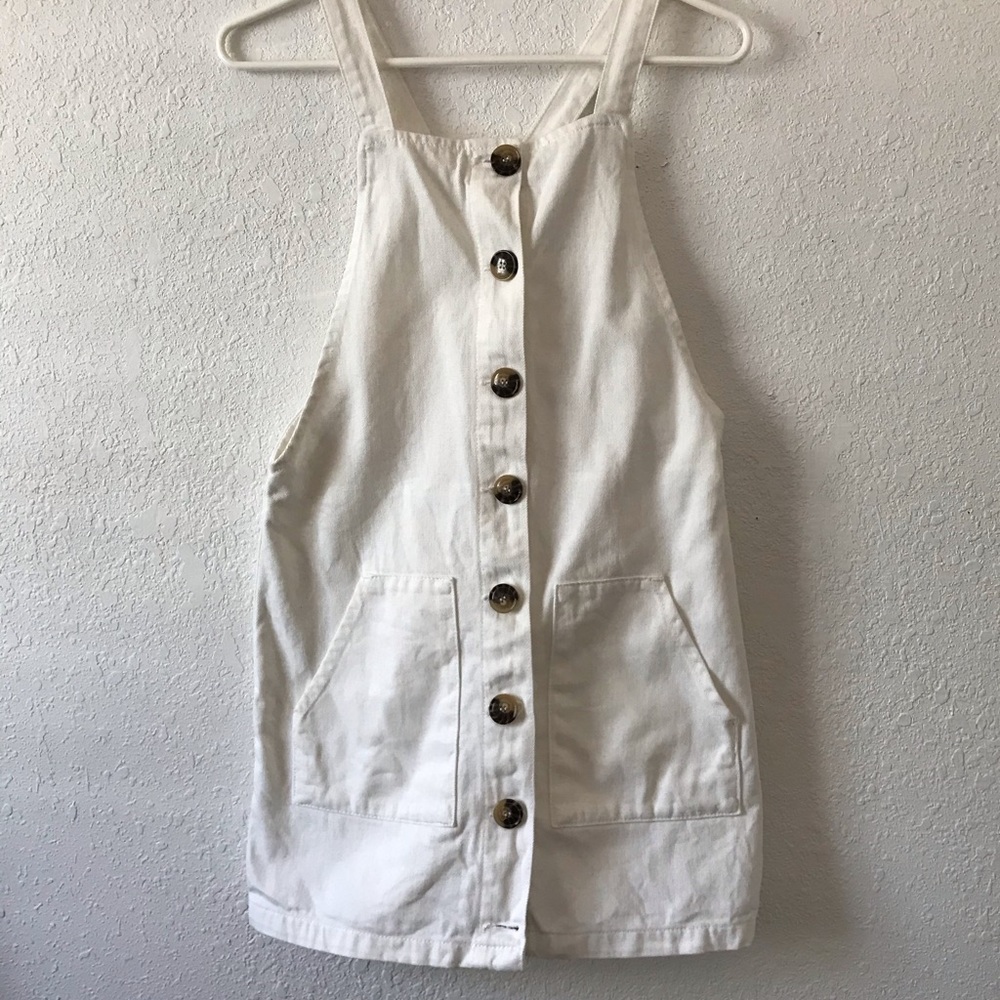 Topshop Moto pinafore dress